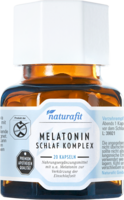 NATURAFIT Melatonin Schlaf Komplex Kapseln